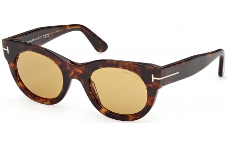 Gafas de Sol - Tom Ford - FT1315 MARINE-02 - 55E  HAVANA // LIGHT BROWN