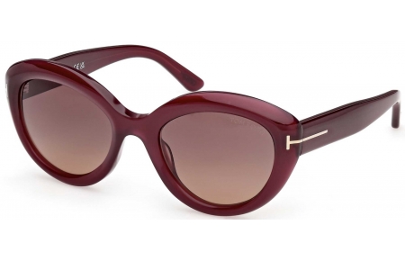 Gafas de Sol - Tom Ford - FT1316 STACY-02 - 81Z  SHINY BORDEAUX // BORDEAUX GRADIENT