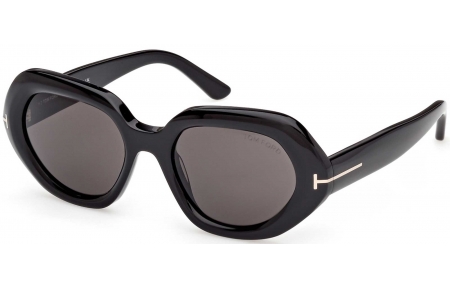 Gafas de Sol - Tom Ford - FT1317 APRIL-02 - 01A  SHINY BLACK // GREY