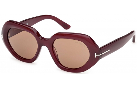 Gafas de Sol - Tom Ford - FT1317 APRIL-02 - 81E  SHINY BORDEAUX // BROWN