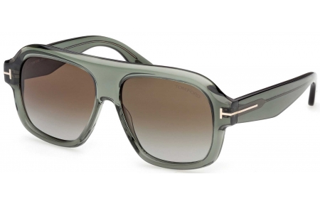 Gafas de Sol - Tom Ford - FT1324 RHONDA-02 - 93P  SHINY LIGHT GREEN // GREEN GRADIENT