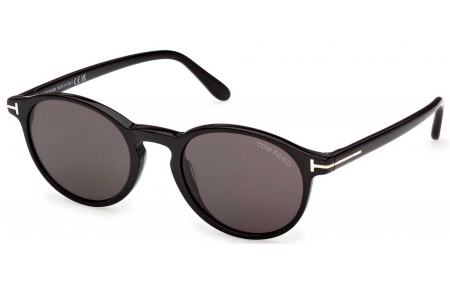 Gafas de Sol - Tom Ford - FT1331 PRESCOTT-02 - 01A SHINY BLACK // GREY