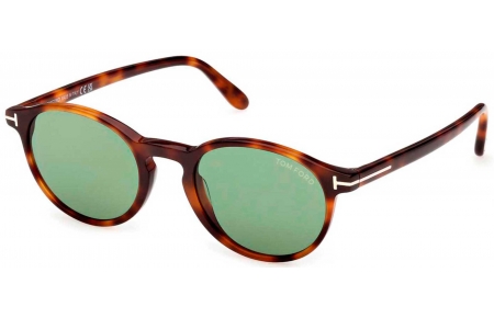 Gafas de Sol - Tom Ford - FT1331 PRESCOTT-02 - 53N  HAVANA // GREEN