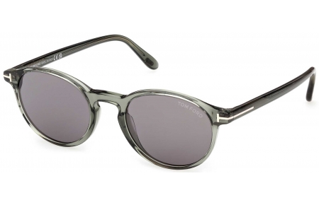Gafas de Sol - Tom Ford - FT1331 PRESCOTT-02 - 93A  TRANSAPRENT GREEN // GREY