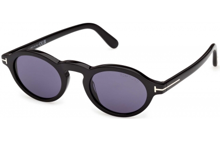 Gafas de Sol - Tom Ford - FT1332 ARISTOTELE-02 - 01V  SHINY BLACK // BLUE