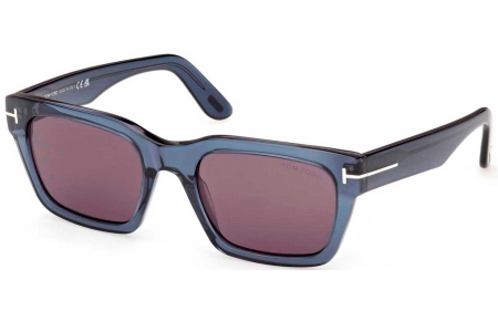 Gafas de Sol - Tom Ford - FT1333 ANDY-02 - 90A  SHINY BLUE // SMOKE