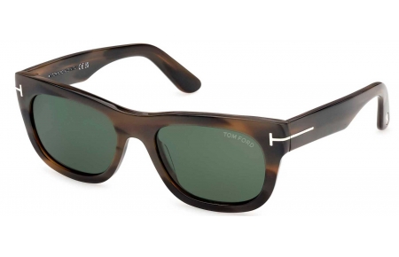 Gafas de Sol - Tom Ford - FT1334 MARSHALL-02 - 55N  HAVANA // GREEN