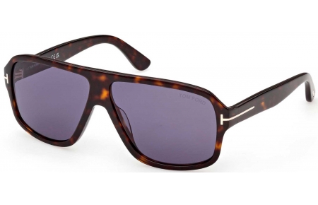 Gafas de Sol - Tom Ford - FT1335 WILLIAM-02 - 52V  DARK HAVANA // DARK BLUE