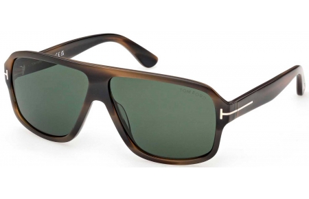Gafas de Sol - Tom Ford - FT1335 WILLIAM-02 - 55N  STRIPED BROWN // GREEN