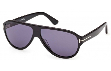 Gafas de Sol - Tom Ford - FT1336 SAMUELE-02 - 01V  SHINY BLACK // DARK BLUE