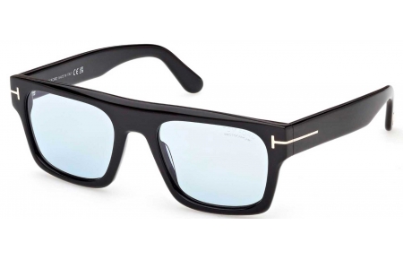 Gafas de Sol - Tom Ford - FT1337 CYRUS-02 - 01V  SHINY BLACK // BLUE PHOTOCROMATIC