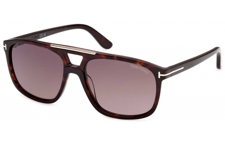 Gafas de Sol - Tom Ford - FT1338 BRIANNA-02 - 52K DARK HAVANA // ROVIEX GRADIENT