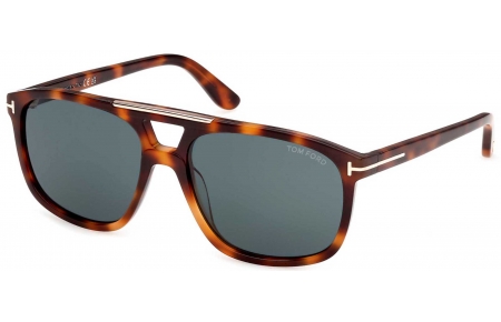 Gafas de Sol - Tom Ford - FT1338 BRIANNA-02 - 53V  HAVANA // DARK BLUE