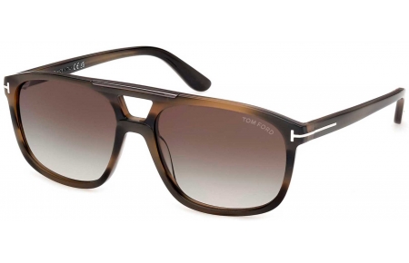 Gafas de Sol - Tom Ford - FT1338 BRIANNA-02 - 55B  HAVANA // SMOKE GRADIENT