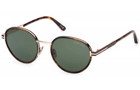 Gafas de Sol - Tom Ford - FT1339 JET-02 - 52N  DARK HAVANA // GREEN