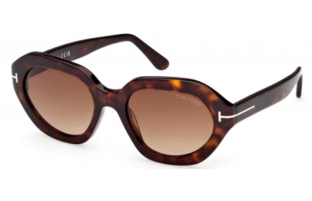 Gafas de Sol - Tom Ford - FT1341 MERYL-02 - 52F  DARK HAVANA // BROWN GRADIENT