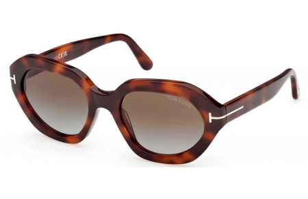 Gafas de Sol - Tom Ford - FT1341 MERYL-02 - 53P  HAVANA // GREEN GRADIENT