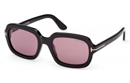 Gafas de Sol - Tom Ford - FT1342 LANA-02 - 01Y  SHINY BLACK // VIOLET