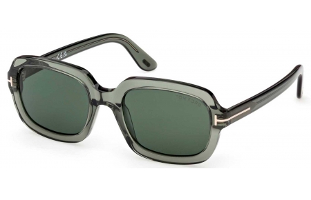Gafas de Sol - Tom Ford - FT1342 LANA-02 - 96N  SHINY GREEN // GREEN