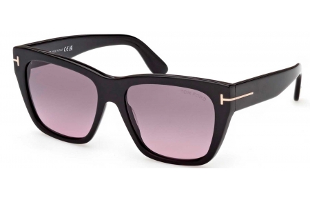 Gafas de Sol - Tom Ford - FT1343 FLYNN-02 - 01B  SHINY BLACK // SMOKE GRADIENT