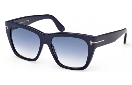 Gafas de Sol - Tom Ford - FT1343 FLYNN-02 - 90W  SHINY BLUE // BLUE GRADIENT