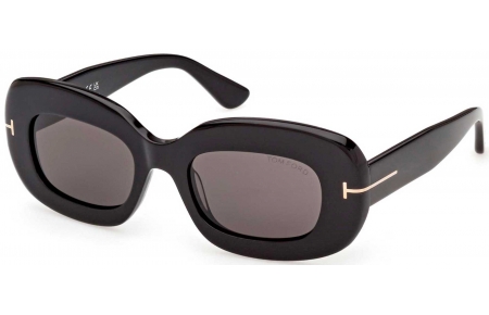 Gafas de Sol - Tom Ford - FT1345 ISLAY-02 - 01A  SHINY BLACK // SMOKE