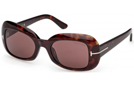 Gafas de Sol - Tom Ford - FT1347 PALOMA-02 - 52E  DARK HAVANA // BROWN