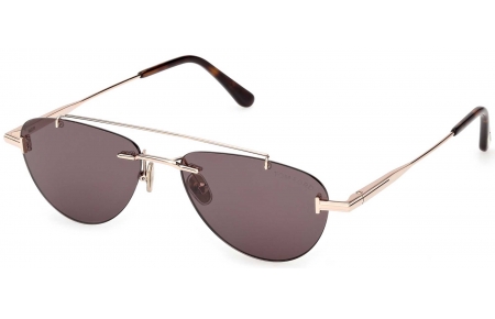 Gafas de Sol - Tom Ford - FT1356 ASTOR-02 - 28A  SHINY ROSE GOLD // GREY