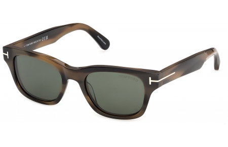 Gafas de Sol - Tom Ford - FT1357 CALEB-02 - 55N  DARK HAVANA // GREEN
