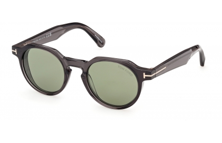 Gafas de Sol - Tom Ford - FT1358 THOMAS-02 - 20N  SHINY GREY // GREEN