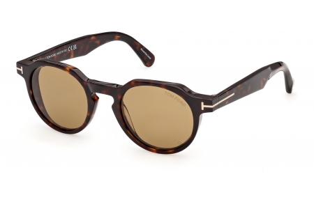 Gafas de Sol - Tom Ford - FT1358 THOMAS-02 - 52E  DARK HAVANA // BROWN