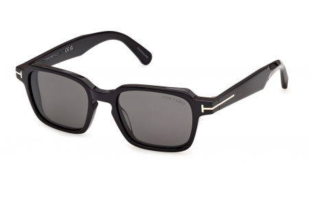 Gafas de Sol - Tom Ford - FT1359 EZRA-02 - 01A  SHINY BLACK // GREY