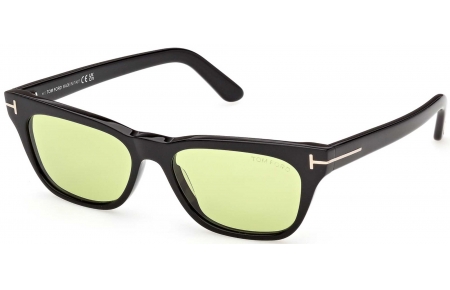 Gafas de Sol - Tom Ford - FT1362 PENN-02 - 01N  SHINY BLACK // LIGHT GREEN