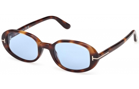 Gafas de Sol - Tom Ford - FT1364 IGGY - 53V  HAVANA HONEY // LIGHT BLUE