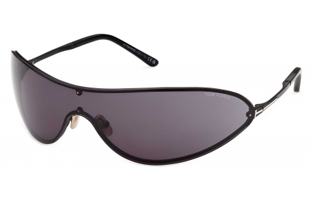 Gafas de Sol - Tom Ford - FT1396 BRADY-02 - 01A  SHINY BLACK // DARK GREY