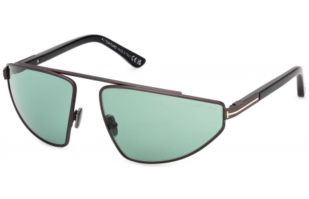 Gafas de Sol - Tom Ford - FT1399 PARKER-02 - 13N  MATTE DARK RUTHENIUM // GREEN