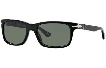 Sunglasses - Persol - PO3048S - 95/31 BLACK // CRYSTAL GREEN