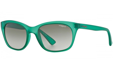 Sunglasses - Vogue - VO2743S - 21788E MATTE TRANSPARENT GREEN // GREEN GRADIENT