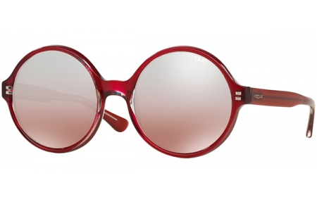 Gafas de Sol - Vogue eyewear - VO2919S - 22536U TOP TRANSPARENT BORDEAUX // LIGHT BROWN MIRROR SILVER GRADIENT