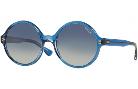 Lunettes de soleil - Vogue eyewear - VO2919S - 22551G TOP TRANSPARENT BLUE // LIGHT GREY GRADIENT BLUE