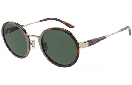 Sunglasses - Giorgio Armani - AR6133 - 301371 PALE GOLD TORTOISE // GREEN