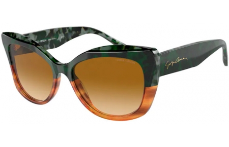 Sunglasses - Giorgio Armani - AR8161 - 59302L GREEN HAVANA STRIPED BROWN // GREEN GRADIENT