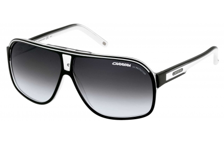 Gafas de Sol - Carrera - GRAND PRIX 2 - T4M (9O) BLACK AND TRANSPARENT WHITE // DARK GREY GRADIENT