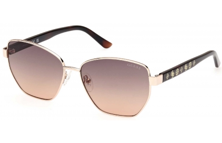 Gafas de Sol - Guess - GU00102 - 32F  SHINY PALE GOLD // BROWN GRADIENT