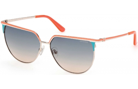 Gafas de Sol - Guess - GU00132 - 74P  SHINY PALE GOLD ORANGE // GREEN GRADIENT