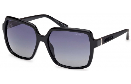 Gafas de Sol - Guess - GU00157 - 01D  SHINY BLACK // GREY GRADIENT POLARIZED