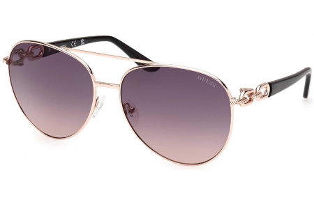 Gafas de Sol - Guess - GU00158 - 28B  SHINY ROSE GOLD // GREY GRADIENT