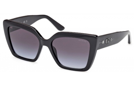 Gafas de Sol - Guess - GU00162 - 01B  SHINY BLACK // GREY GRADIENT