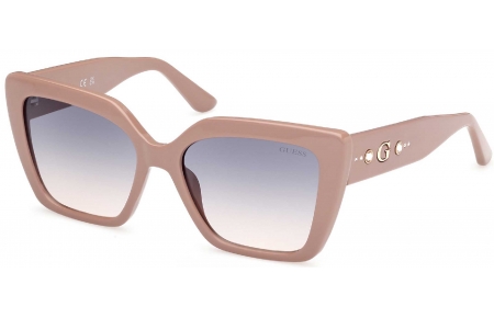 Gafas de Sol - Guess - GU00162 - 57W  SHINY BEIGE // BLUE GRADIENT