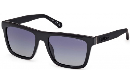 Gafas de Sol - Guess - GU00166 - 01D  SHINY BLACK // GREY GRADIENT